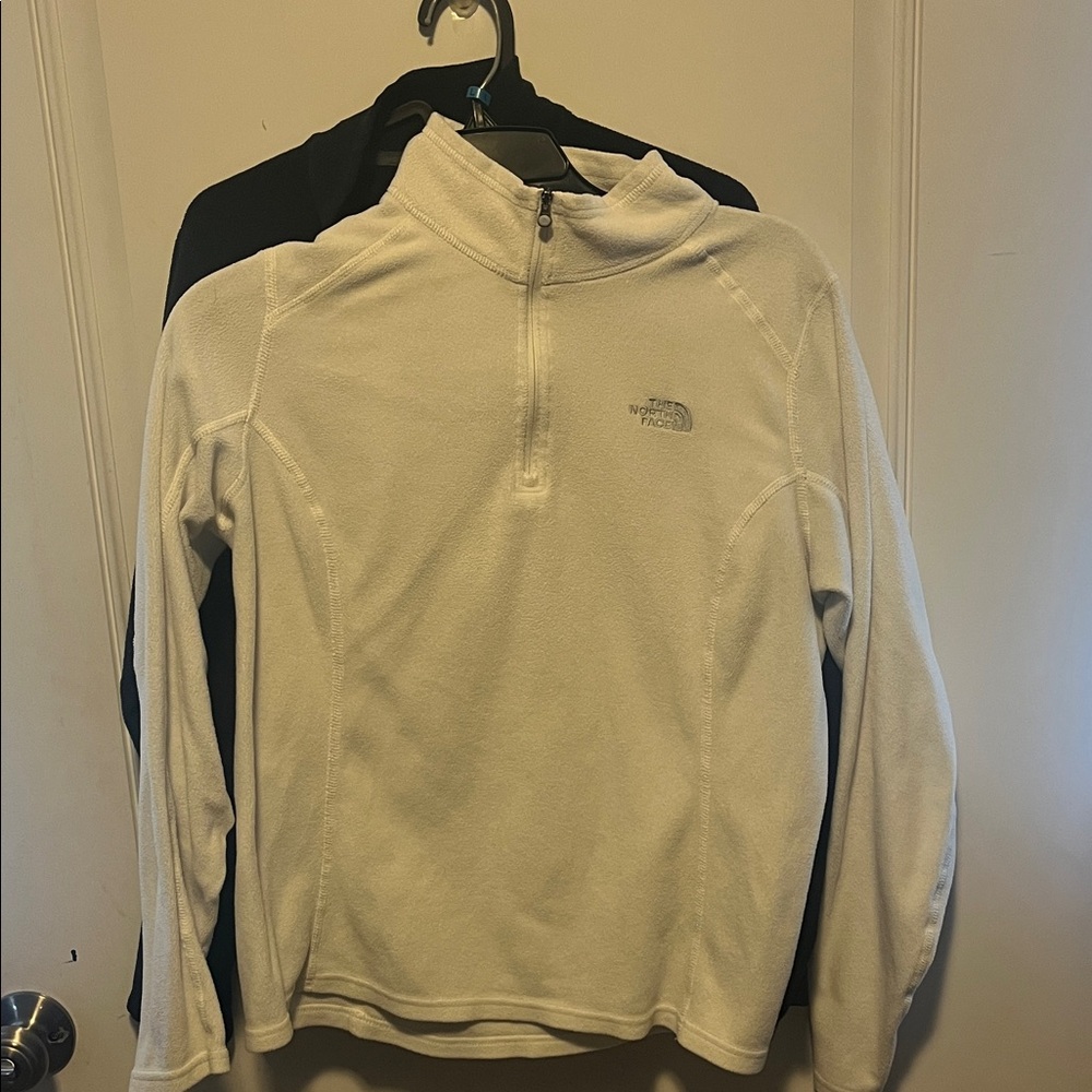 The North Face women’s zip up fleece two for thirty dollars